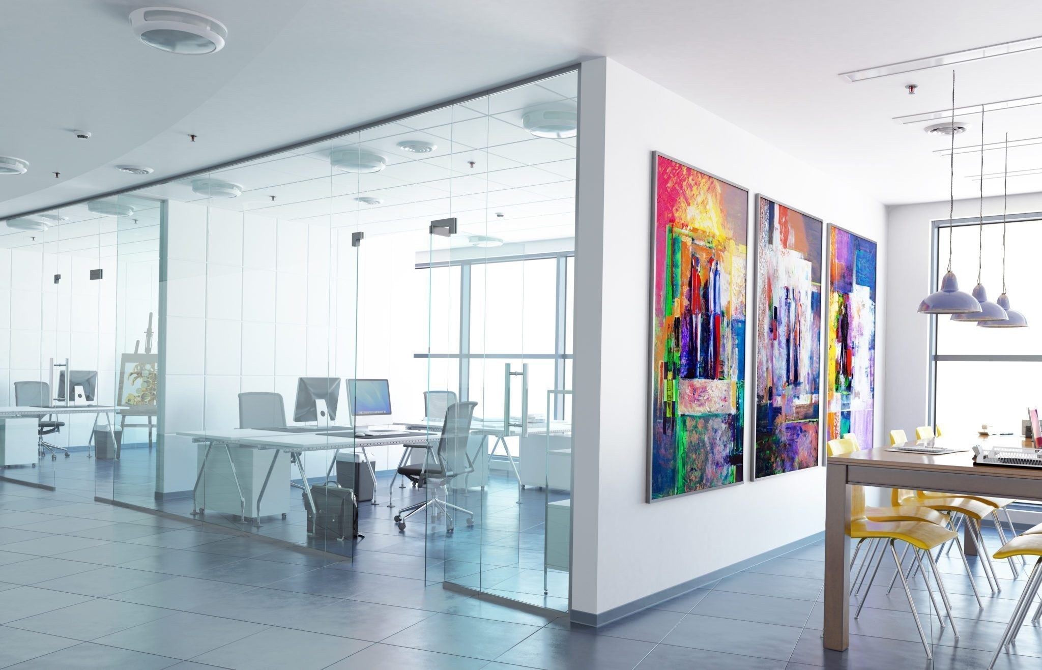 Are you building a business or small office space? Start with the floor
