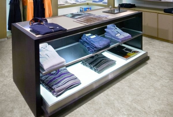 Floors for retail, wholesale trade